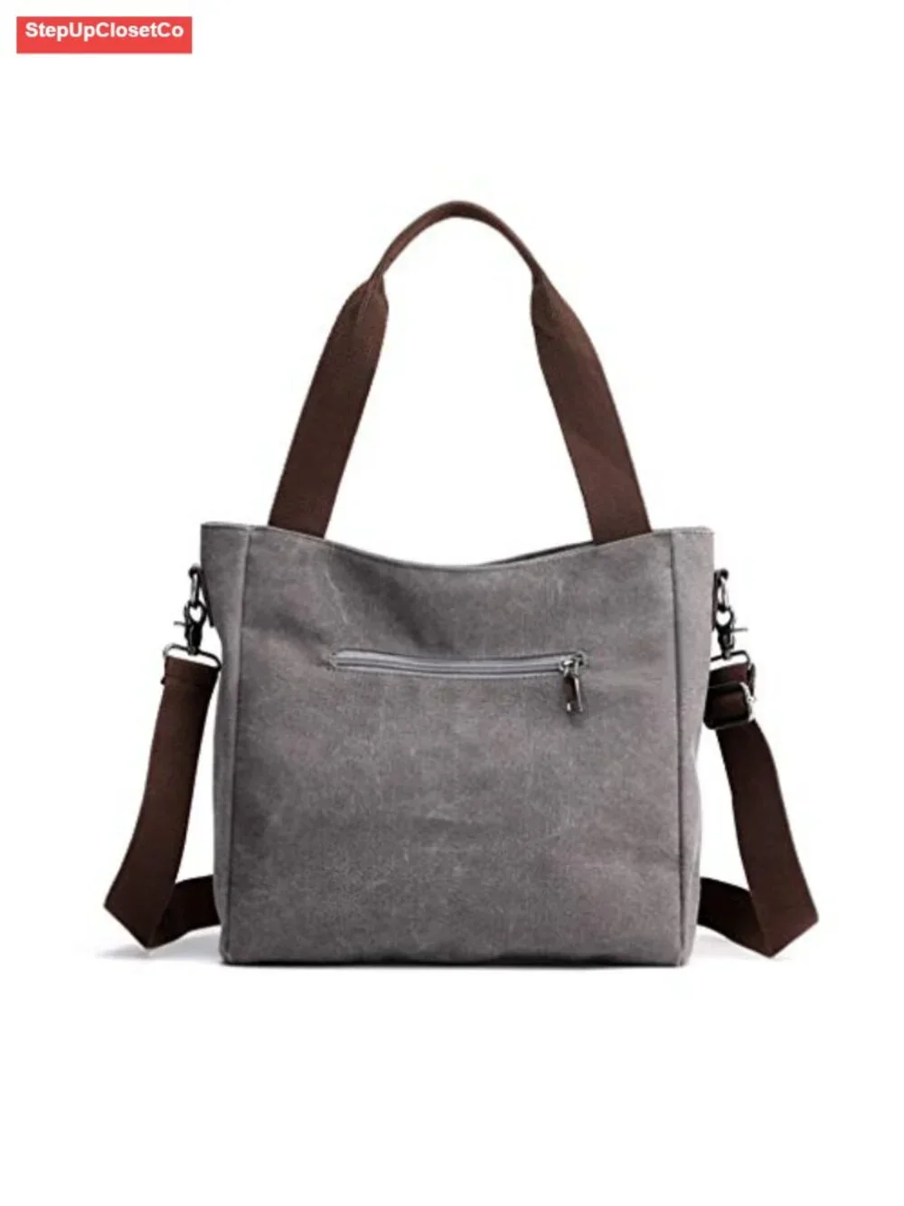 Women's Canvas Tote Bag Satchel Shoulder Crossbody Work Travel Purse